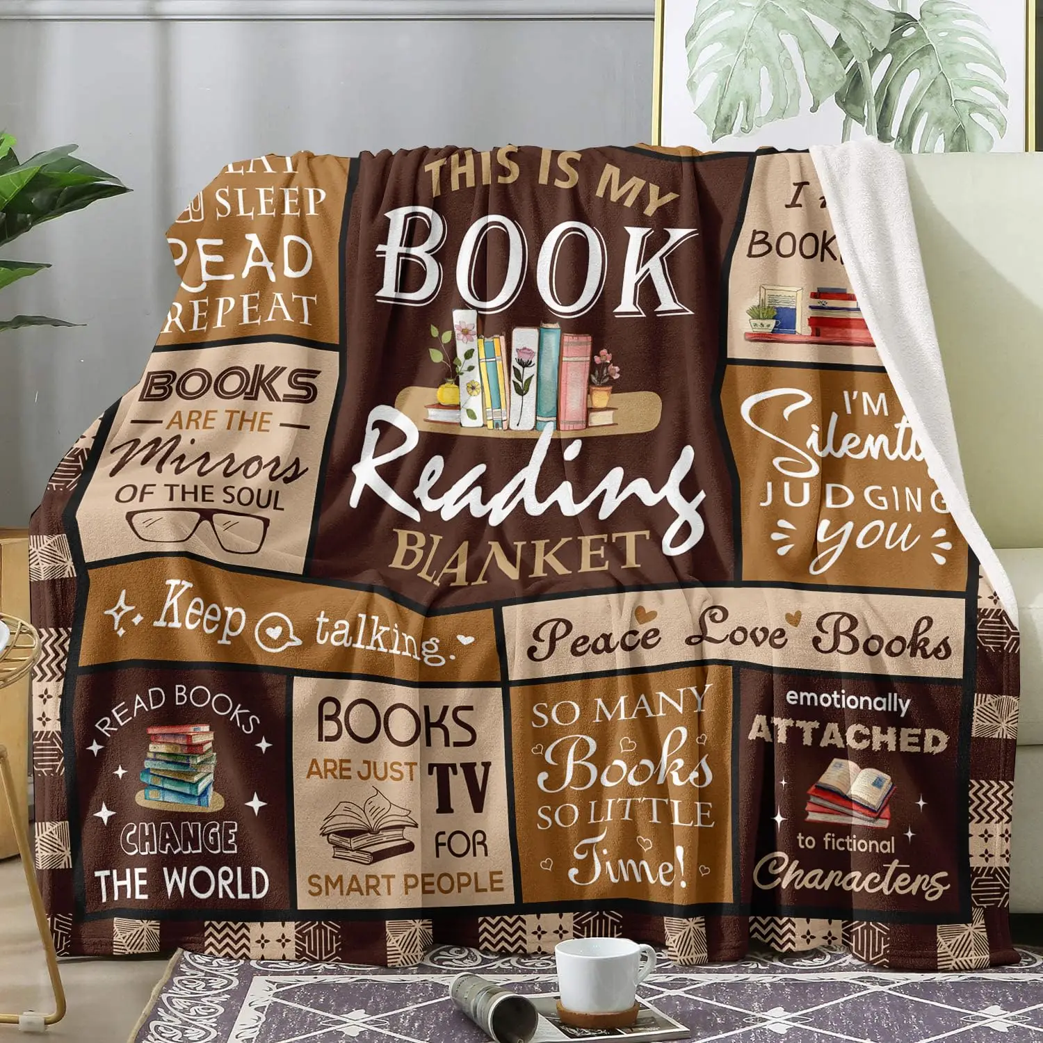 Travel Accessories Ideas - Selimut Hadiah untuk Pecinta Buku –