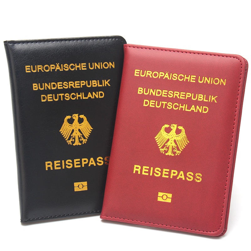 Travel Accessories Wallet - Sampul Paspor Jerman Wanita Pink Sampul