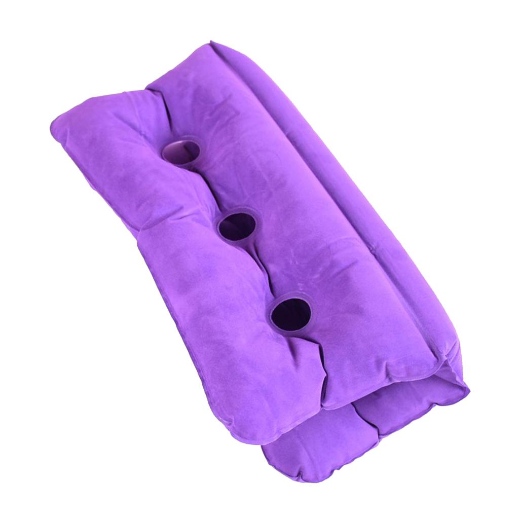 Travel Accessories Long Flight - Bantal Perjalanan Tiup yang Dapat Dilipat,