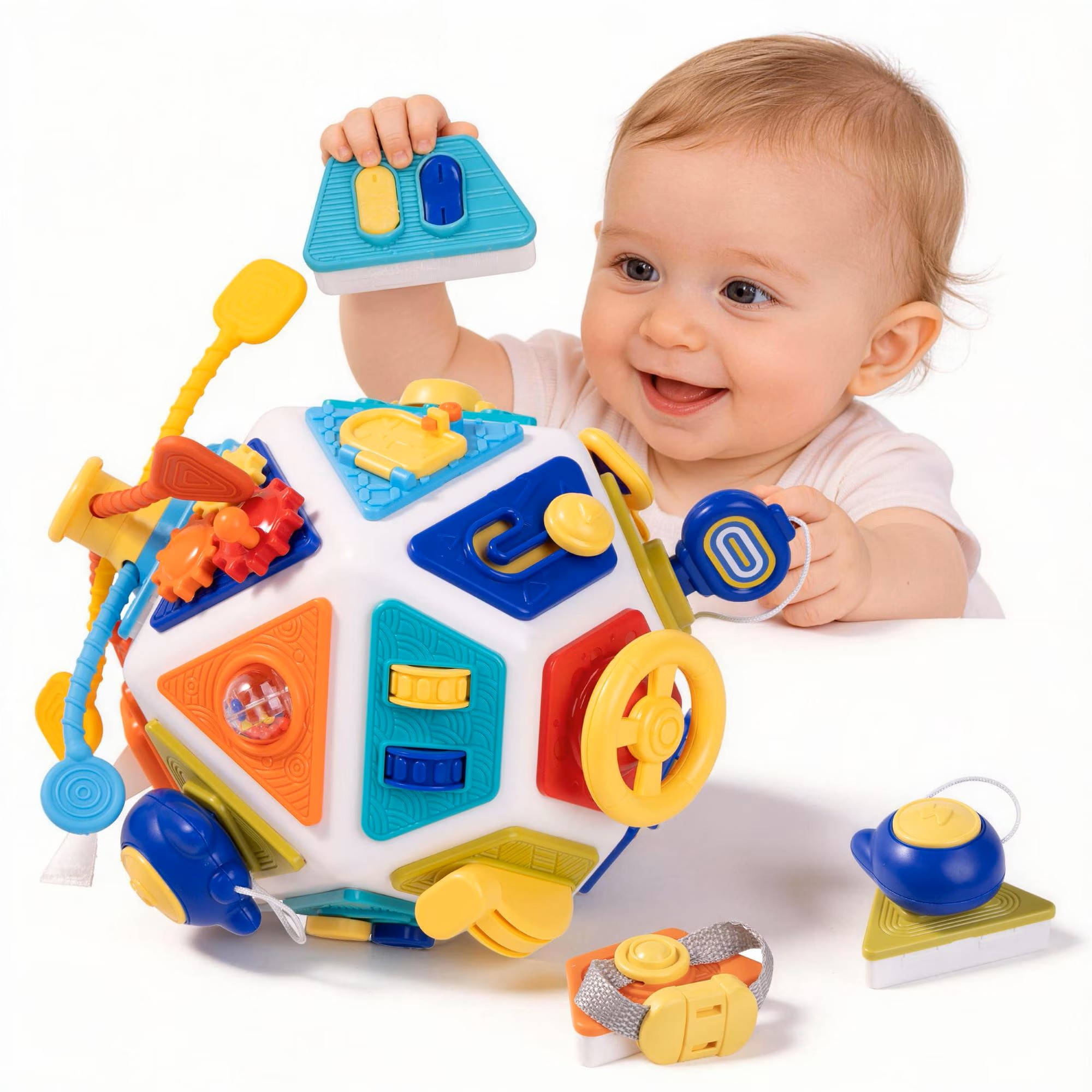 Travel Accessories Baby - Mainan Edukasi Bayi 22-in-1, Kubus Aktivitas