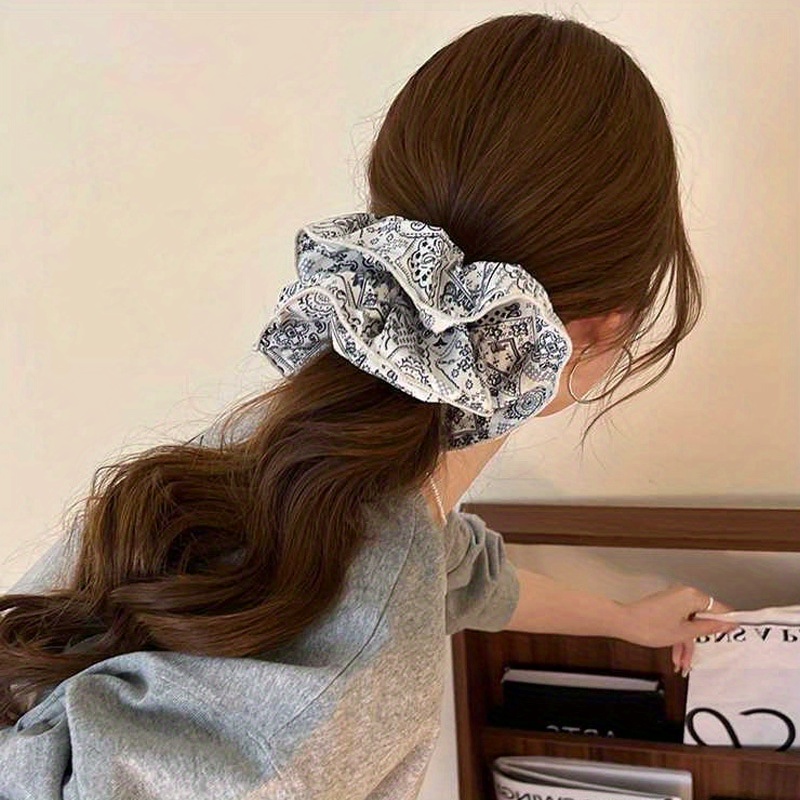 Set Aksesori Rambut Kain Hitam - Travel Accessories Aesthetic ulasan dan harga