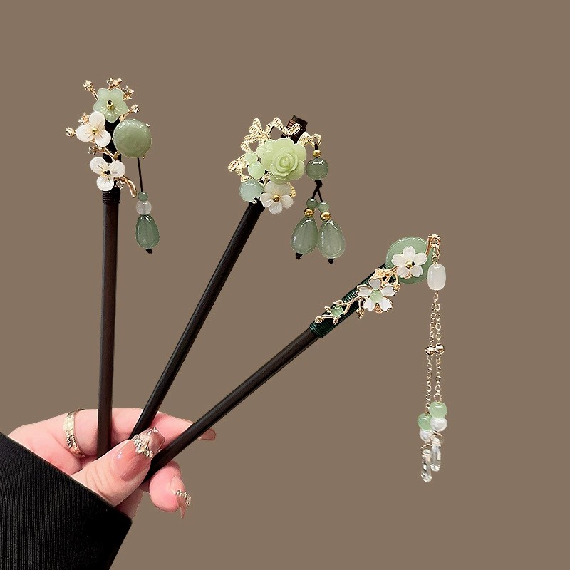 Jepit Rambut Kayu Antik Wanita - Travel Accessories Jewelry ulasan dan harga