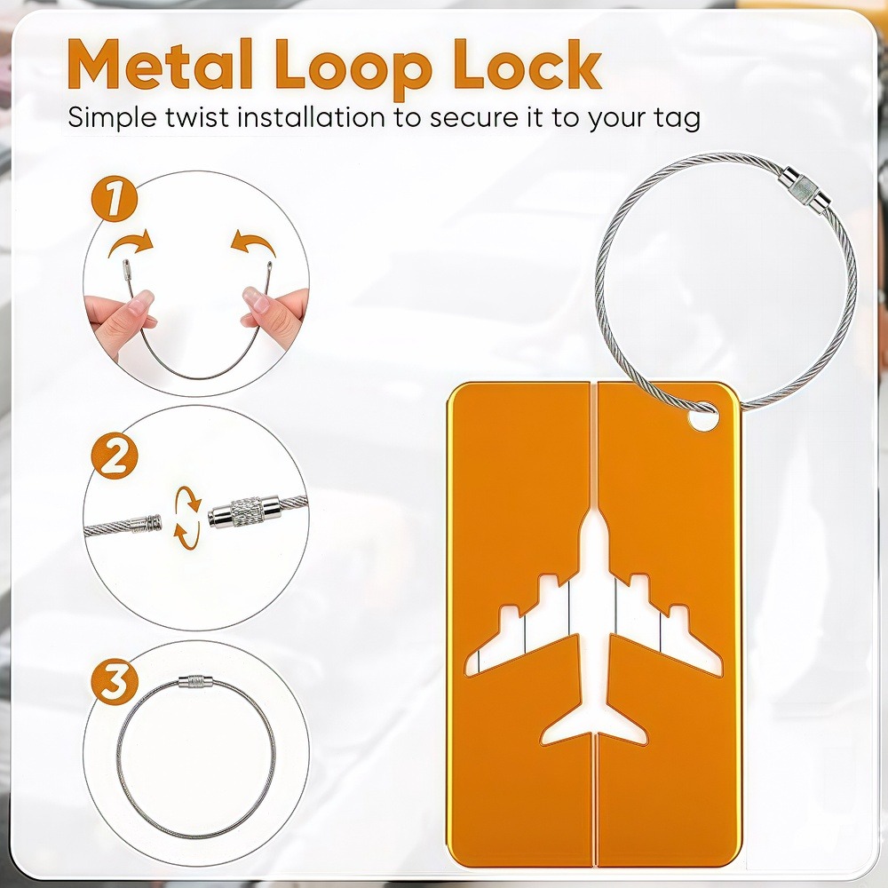 Tag bagasi perjalanan aluminiu - Travel Accessories India ulasan dan harga