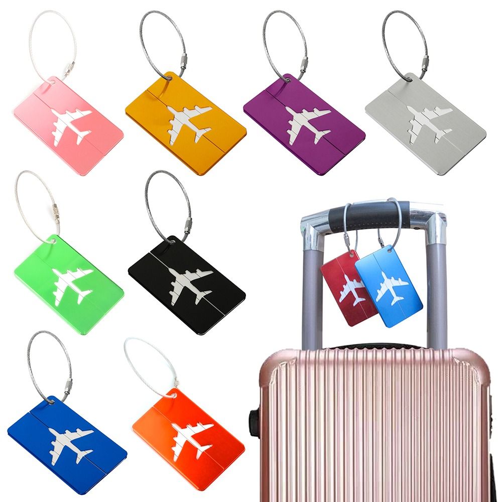 Label bagasi perjalanan Alumin - Travel Accessories India ulasan dan harga