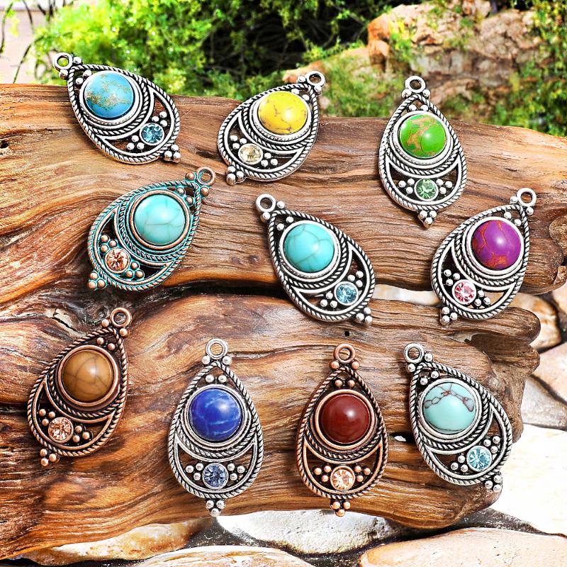 Perhiasan Batu Vintage Bohemia - Travel Accessories Jewelry ulasan dan harga