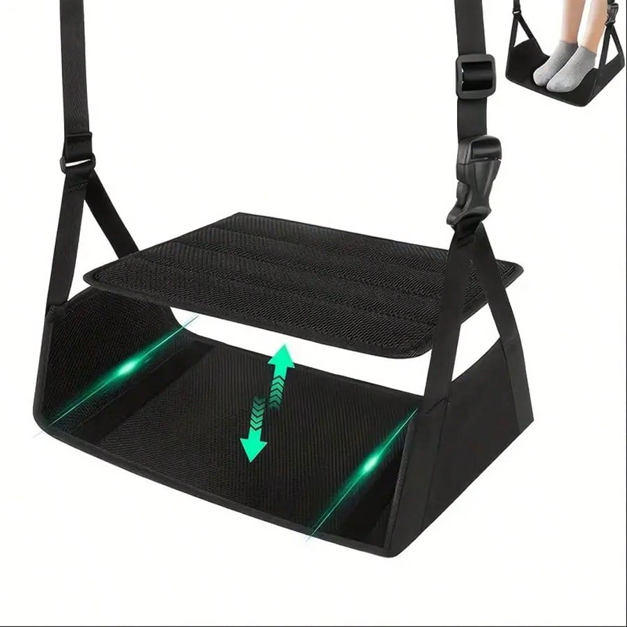 Alas Penyangga Kaki yang Dapat - Travel Accessories Long Flight ulasan dan harga