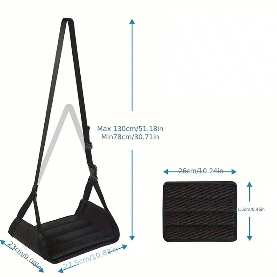 Alas Penyangga Kaki yang Dapat - Travel Accessories Long Flight ulasan dan harga